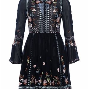 French connection Cottage embroidered dress